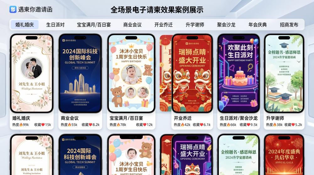 别再花钱做请柬！免费模板无限用，新手也能零成本搞定